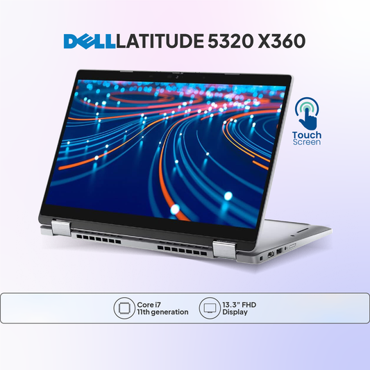 Dell Latitude 5320 x360 2-in-1 Touch Laptop – Intel Core i7-1185G7