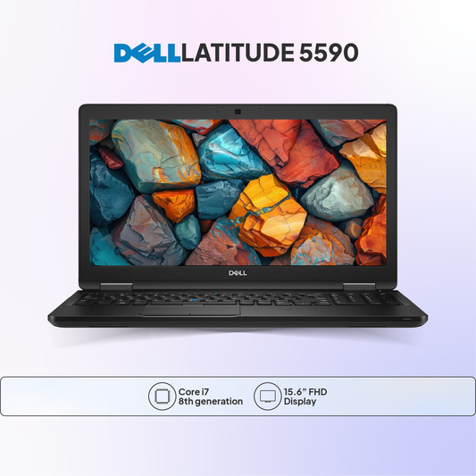 Dell Latitude 5590 Laptop – Intel Core i7 8th Gen, SSD Storage