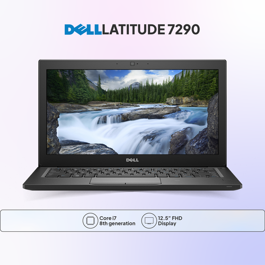 Dell Latitude 7290 Laptop – Intel Core i7 8th Gen, SSD Storage