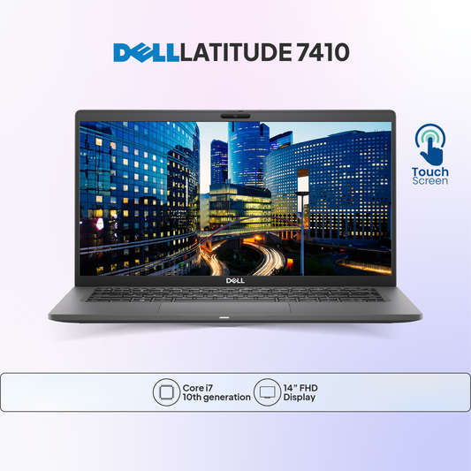 Dell Latitude 7410 Touch Laptop – Intel Core i7-10610U, SSD Storage