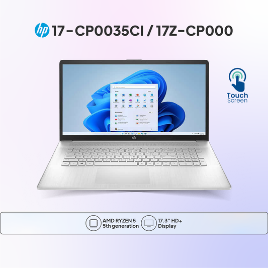 HP 17Z-CP000 Touch Laptop – AMD Ryzen 5 5500U, 16GB RAM, SSD