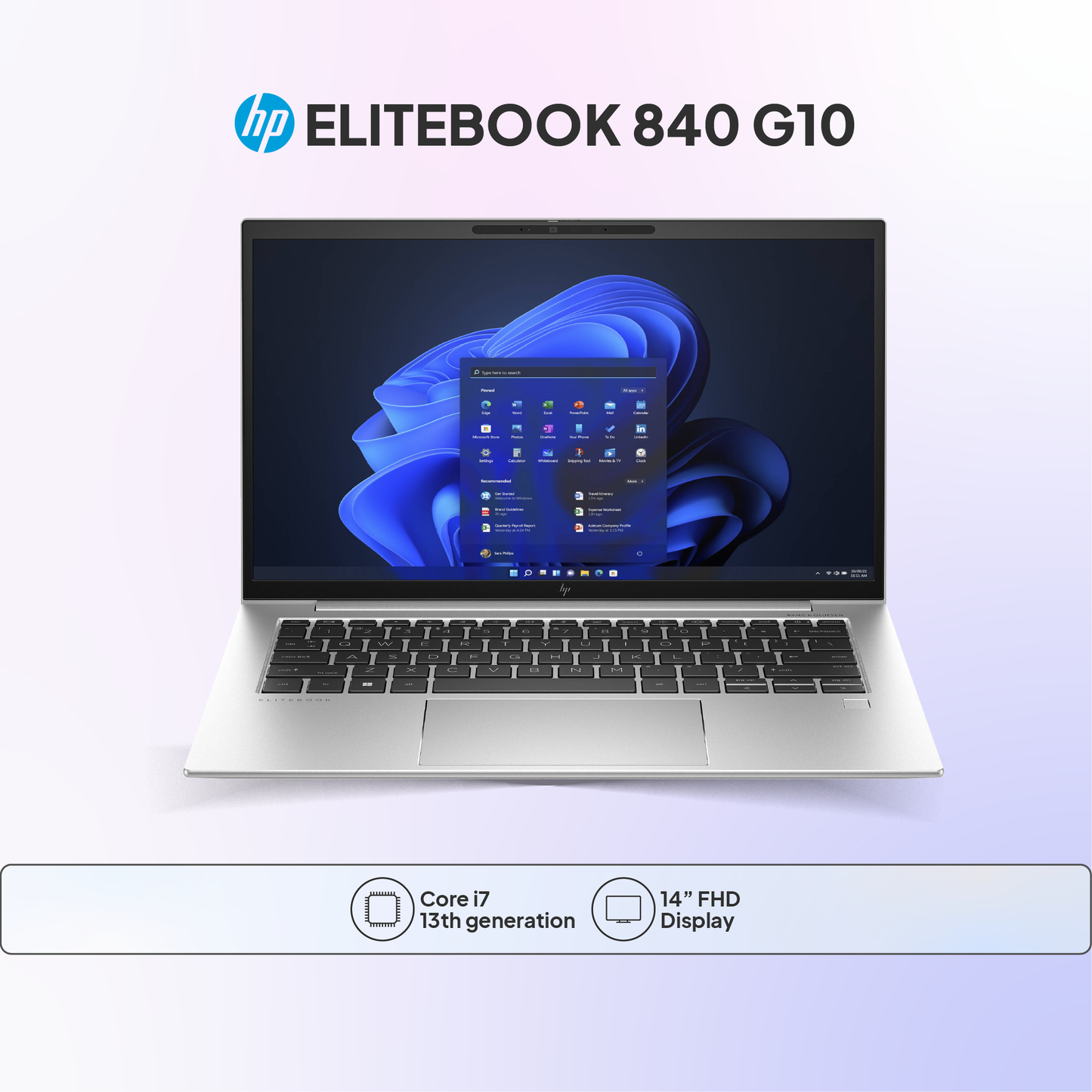 HP EliteBook 840 G10 Laptop – Intel Core i7 13th Gen, SSD Storage