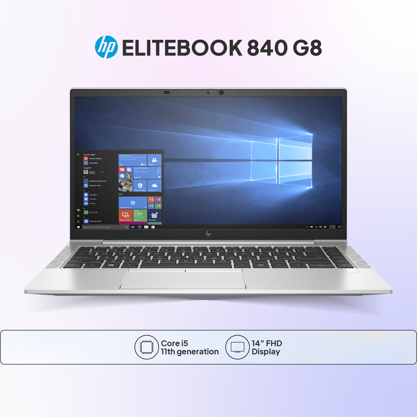 HP EliteBook 840 G8 Laptop – Intel Core i5-1145G7, SSD Storage