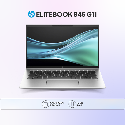 HP EliteBook 845 G11 Laptop – AMD Ryzen 7 8840U, SSD Storage