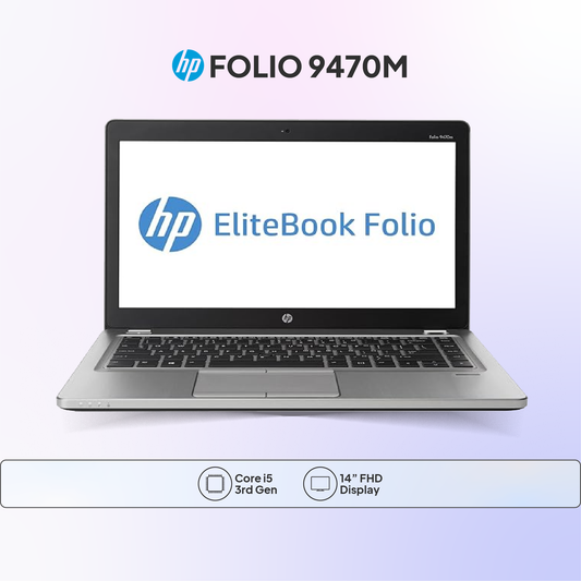 HP Folio 9470m Laptop – Intel Core i5 3rd Gen, SSD Storage
