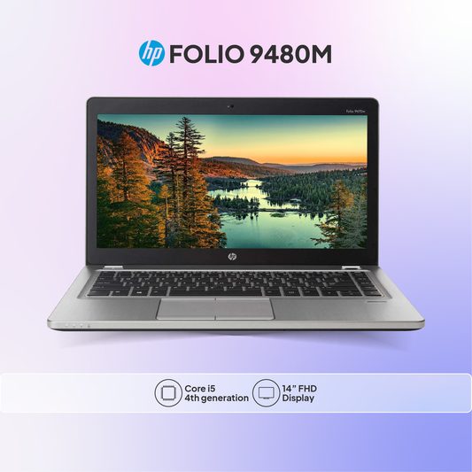HP Folio 9480m Laptop – Intel Core i5 4th Gen, SSD Storage