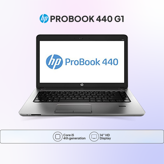 HP ProBook 440 G1 Laptop – Intel Core i5 4th Gen, SSD Storage