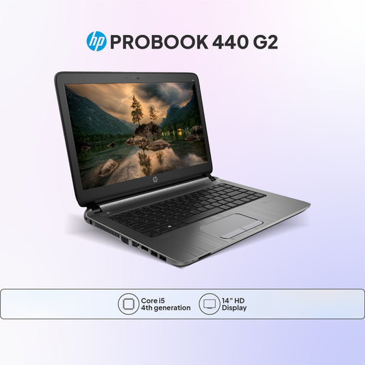 HP ProBook 440 G2 Laptop – Intel Core i5 4th Gen, SSD Storage