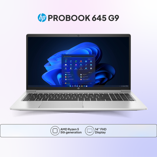 HP ProBook 645 G9 Laptop – AMD Ryzen 5 5675U, SSD Storage