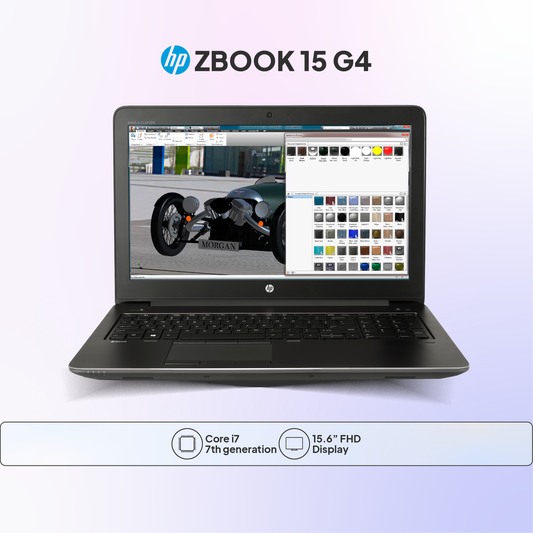 HP ZBook 15 G4 Workstation Laptop – Intel Core i7-7820HQ, SSD Storage