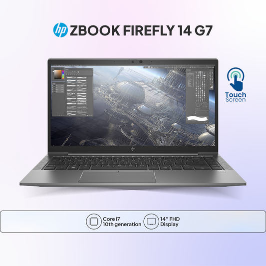 HP ZBook Firefly 14 G7 Touch Laptop – Intel Core i7 10th Gen, SSD Storage