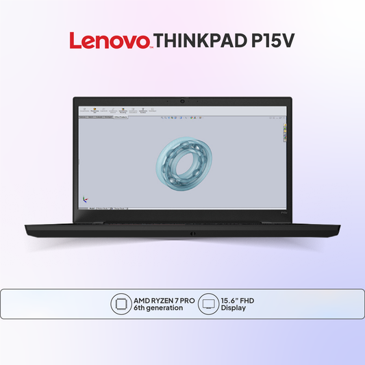 Lenovo ThinkPad P15v Laptop – AMD Ryzen 7 6850H, NVIDIA T600 Graphics