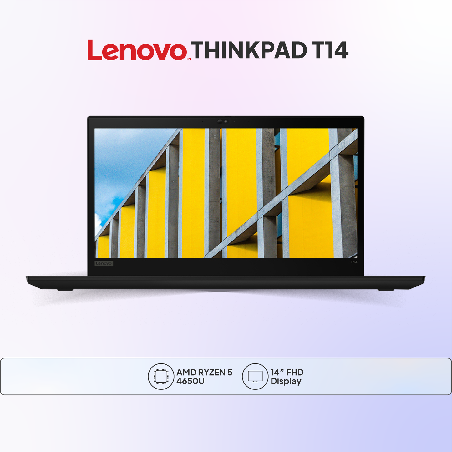 Lenovo ThinkPad T14 Laptop – AMD Ryzen 5 4650U, SSD Storage